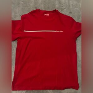 Calvin Klein T-shirt Men's Color Red Size large